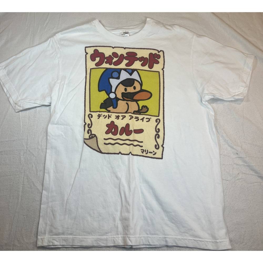 Karoo "Wanted Dead Or Alive" White T-Shirt‎ One Piece Tamiko Animal Large